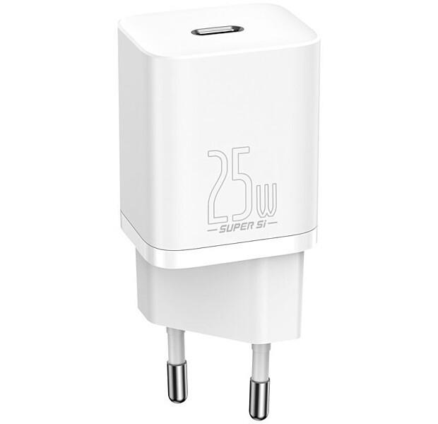 Зарядное устройство Baseus Super Si QC3.0/PD3.0 25 W 3 A White (CCSP020102)