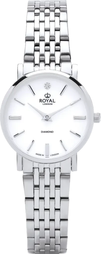 Наручные часы женские Royal London 21531-05 со стальным корпусом WR 50 м Белый (3145607175)