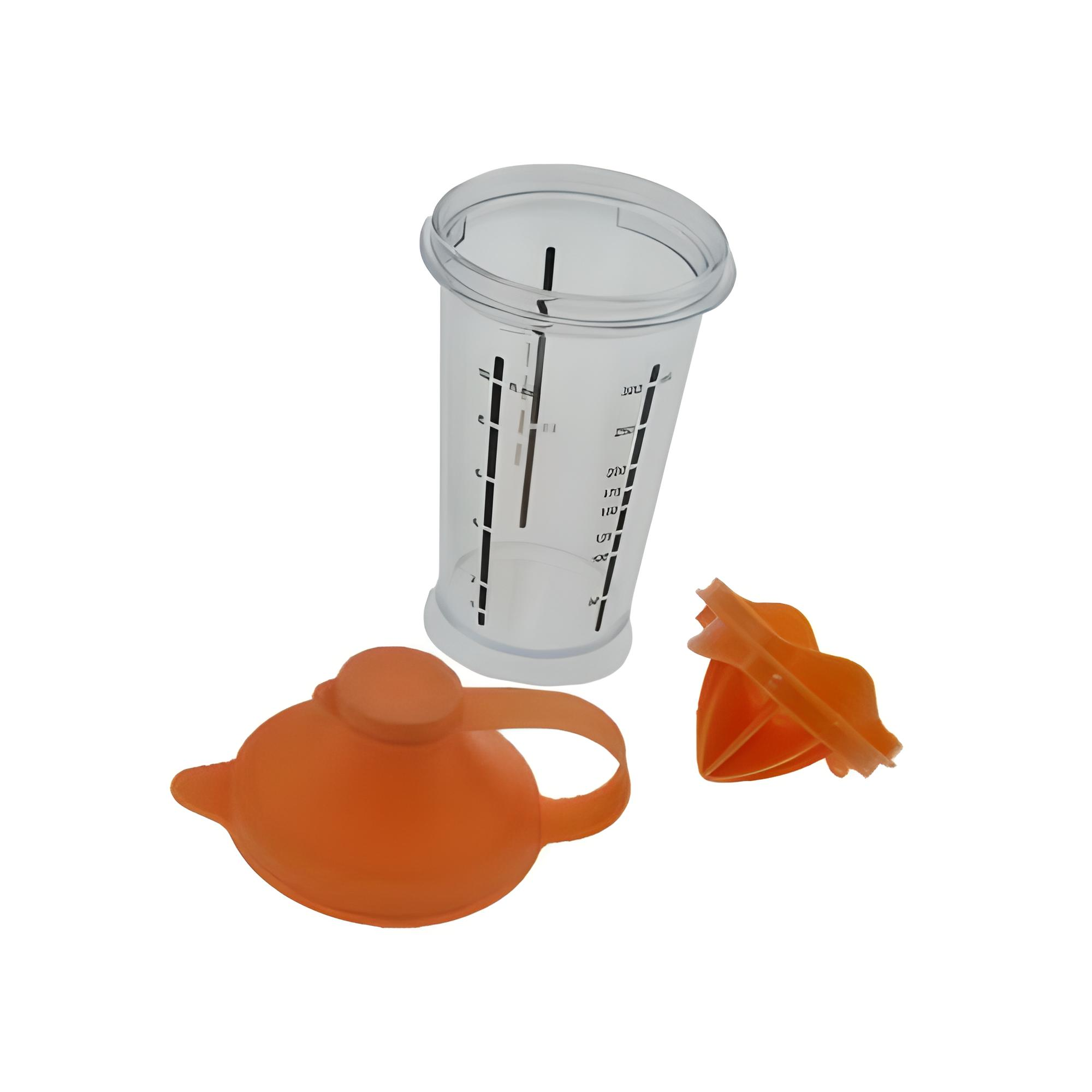 Шейкер-поилка MHZ N01237 пластик с насадкой для сока 300 мл (007379)