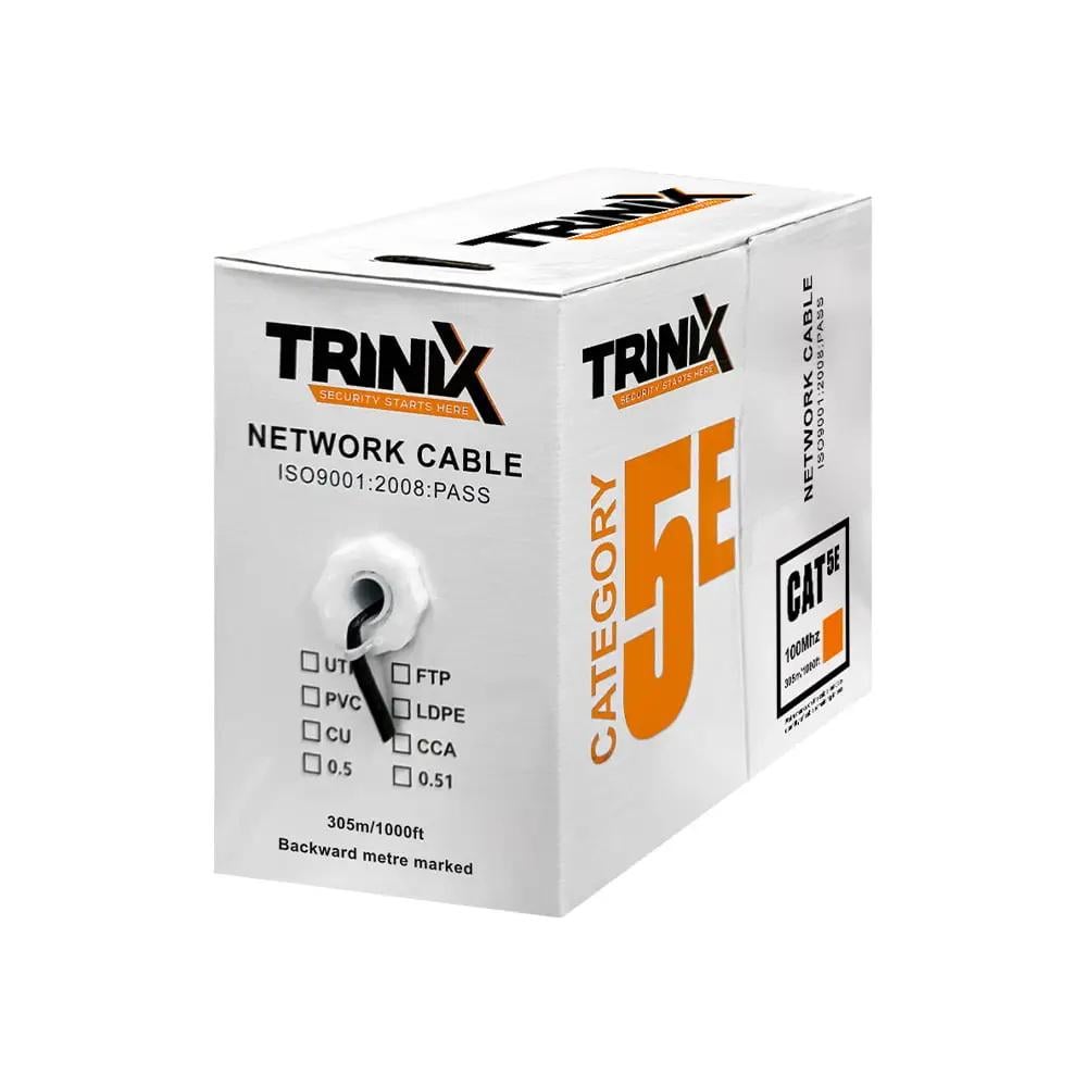 Кабель вита пара зовнішній Trinix UTP CAT5E CCA біметал LDPE 0,51 мм 305 м (27791720) - фото 2 Кабель вита пара зовнішній Trinix UTP CAT5E CCA біметал LDPE 0,51 мм 305 м (27791720) - фото 2