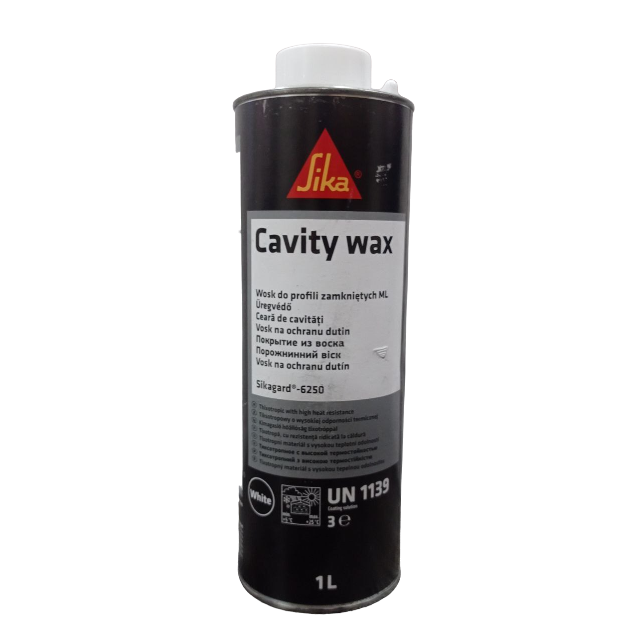 Віск для захисту кузова авто Sika Gard 6250 Cavity wax 1000 мл Білий (440221)