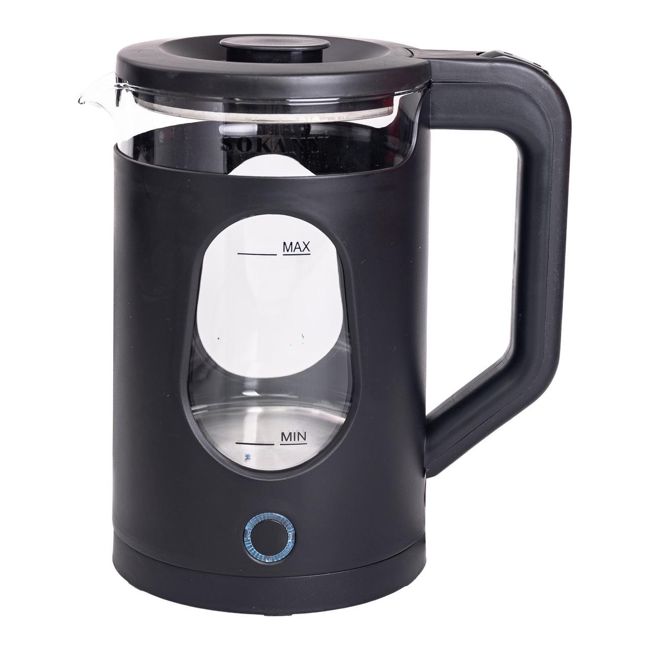 Электрочайник бытовой Sokany дисковый с автоотключением 2,3 л (5904)