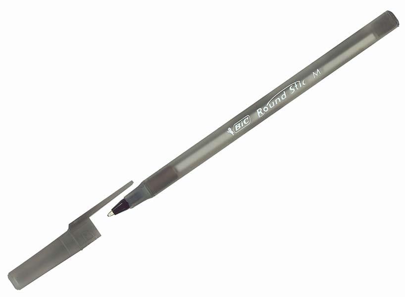 Ручка кулькова BIC Round Stic 0,1 мм Чорний (bc920568) Ручка кулькова BIC Round Stic 0,1 мм Чорний (bc920568)