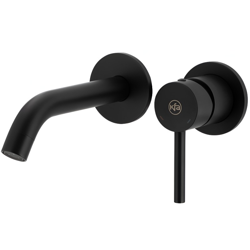 Змішувач для умивальника KFA Armatura Moza одноважільний Чорний матовий (5039-810-81)