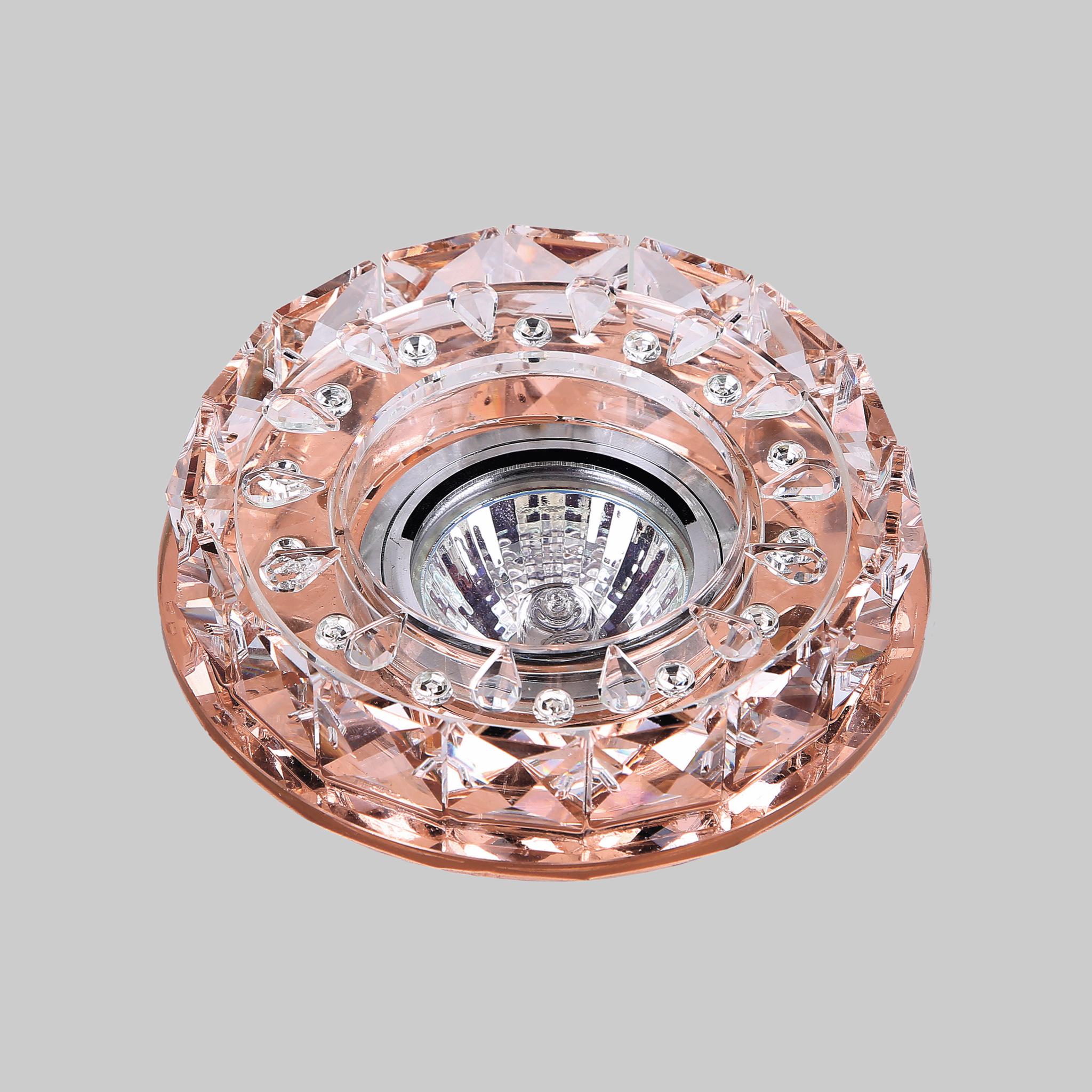 Светильник Droplet стеклянный круглый Коричневый