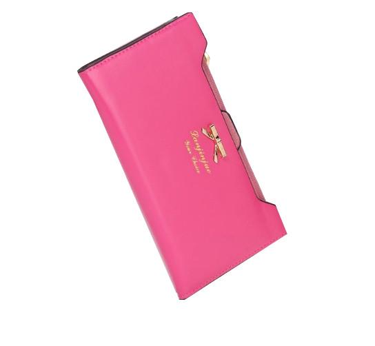Кошелек женский Langjinjue Fashion кожа Розовый (703904307)