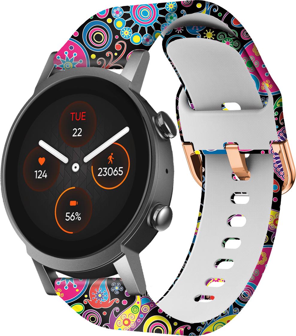 Ремешок Colorful для Mobvoi TicWatch E3 Fireworks (28638)