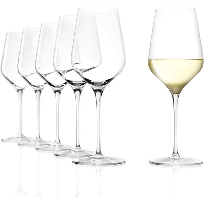 Келихи для білого вина Stölzle Lausitz Starlight 410 мл 6 предметів (2630912)