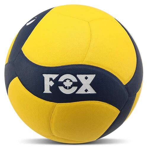 Мяч волейбольный FOX VB-5902 клееный №5 Желто-синий (34087948)