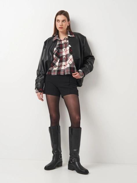 Рубашка Forstime 558x12 женская M/L Черно-красный - фото 4