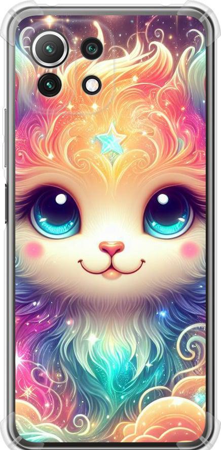 Чехол на Xiaomi Mi 11 Lite Сказочный котенок (5813sp-2281-42517)