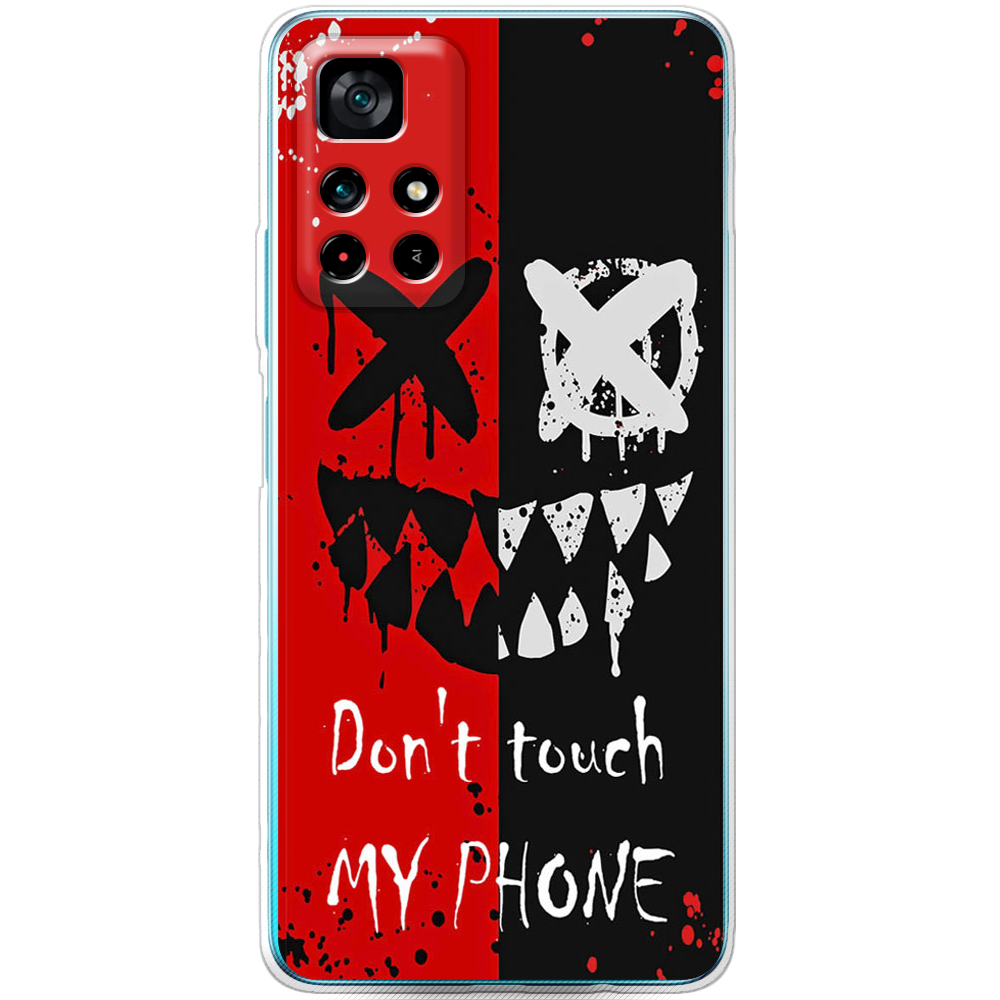 Чехол BoxFace Poco M4 Pro 5G Bad Smile Прозрачный силикон (43742-up2468-43742)