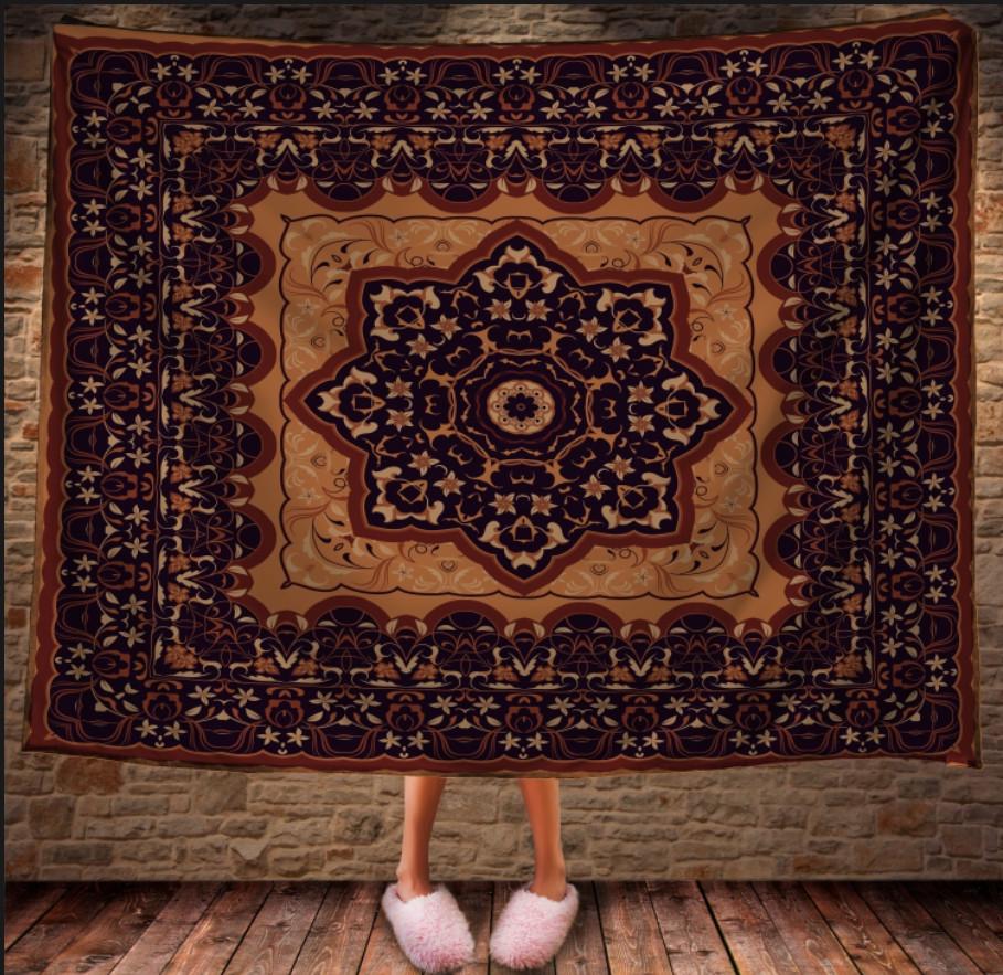 Плед с 3D принтом Ковер 001 150x200 см (epi_0348)