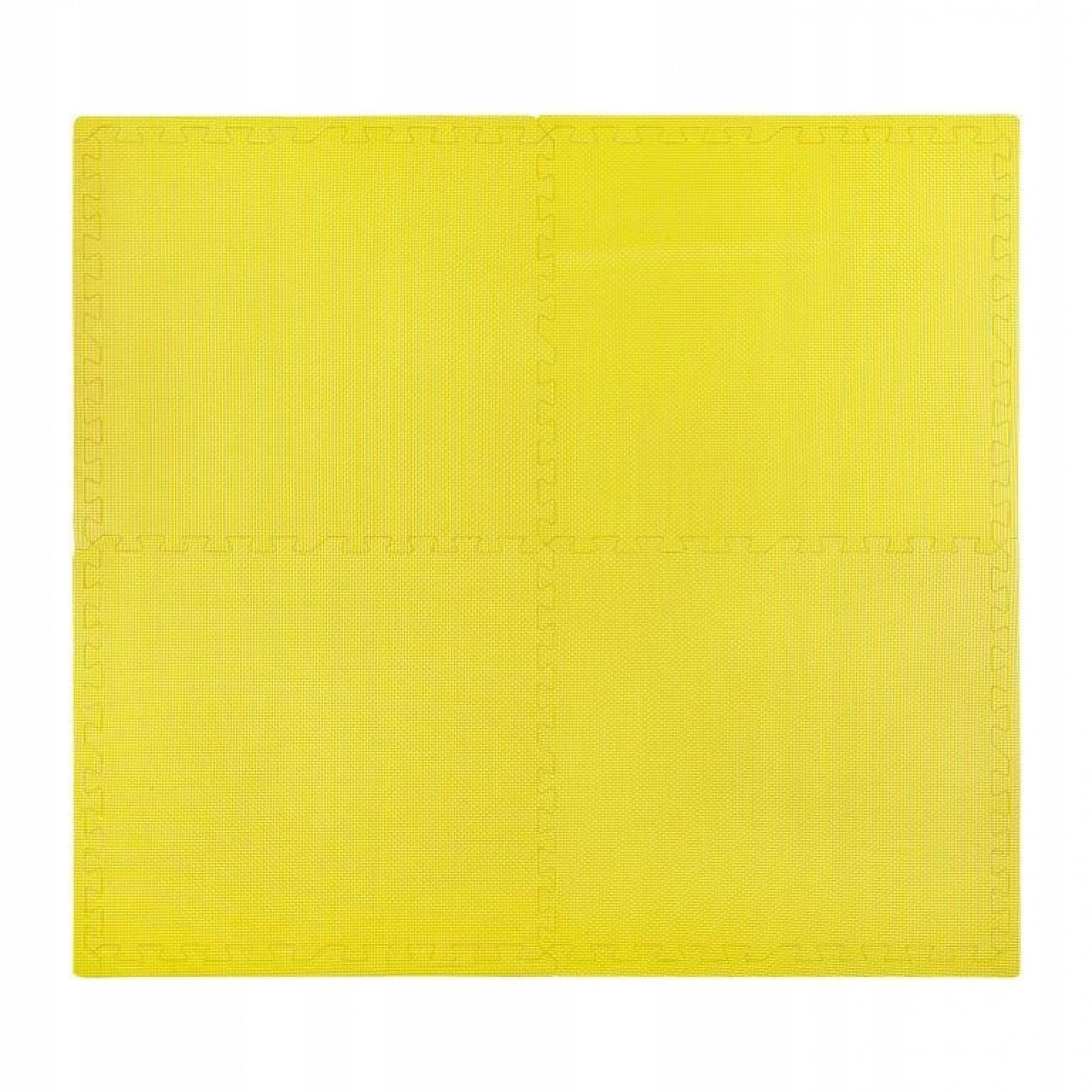 Мат-пазл 4FIZJO Mat Puzzle EVA 120x120x1 см Yellow (20371)
