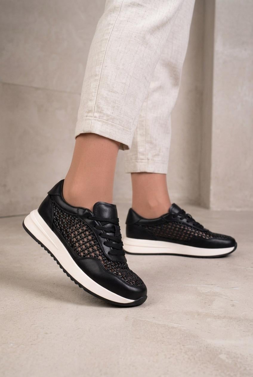 Кроссовки женские Where Uwear из натуральной кожи 351086 р. 39 Черный (351086_39) Кроссовки женские Where Uwear из натуральной кожи 351086 р. 39 Черный (351086_39)