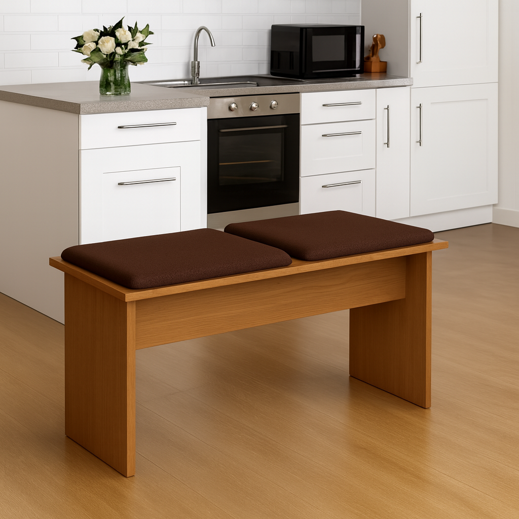 Кухонный табурет-скамейка Kompanit T-8 ЛДСП 100х33х43 см Ольха (31727832)