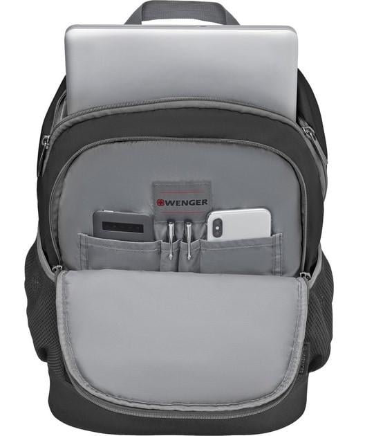 Рюкзак для ноутбука Wenger Quadma 16" Сірий (653215) - фото 4 Рюкзак для ноутбука Wenger Quadma 16" Сірий (653215) - фото 4