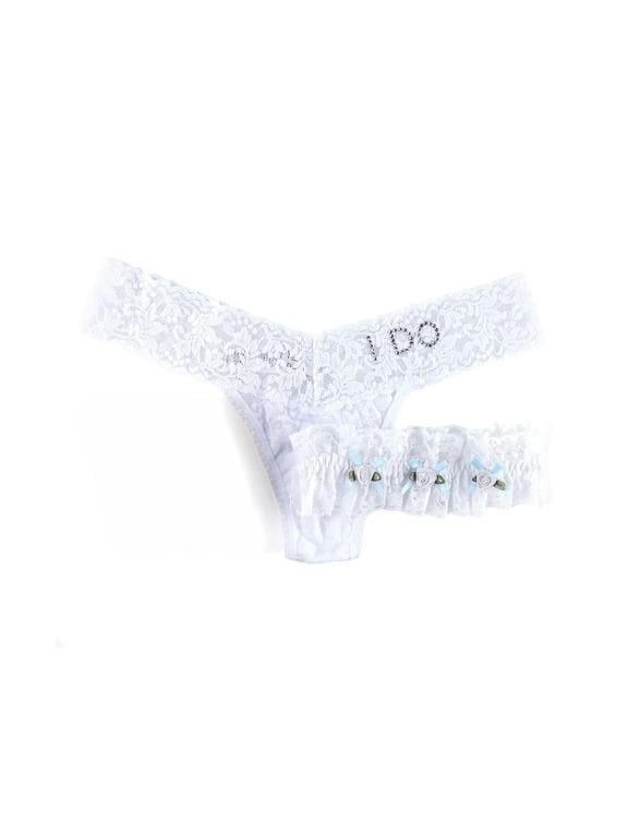 Труси стрінги та жарет'єр Hanky Panky UN one size Білий (48BRRIDGwb)