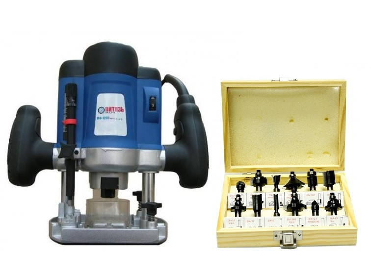 Фрезер Витязь МФ-2100Н з набором фрез - фото 2 Фрезер Витязь МФ-2100Н з набором фрез - фото 2