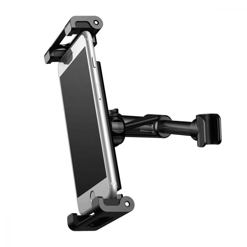 Держатель в машину на подголовник Baseus Back Seat Car Mount Black - фото 3 Держатель в машину на подголовник Baseus Back Seat Car Mount Black - фото 3