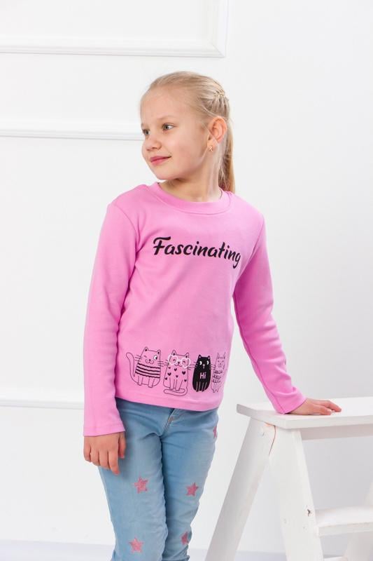 Джемпер для девочки Носи своє 128 см Темно-розовый (6025-015-33-2-v47)