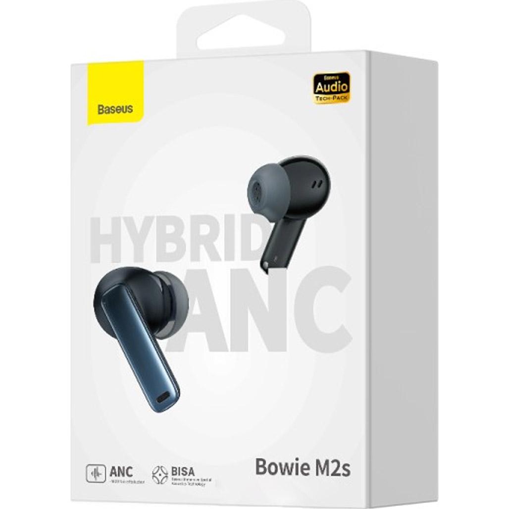 Наушники Baseus True Wireless Earphones Bowie M2s Black - фото 12