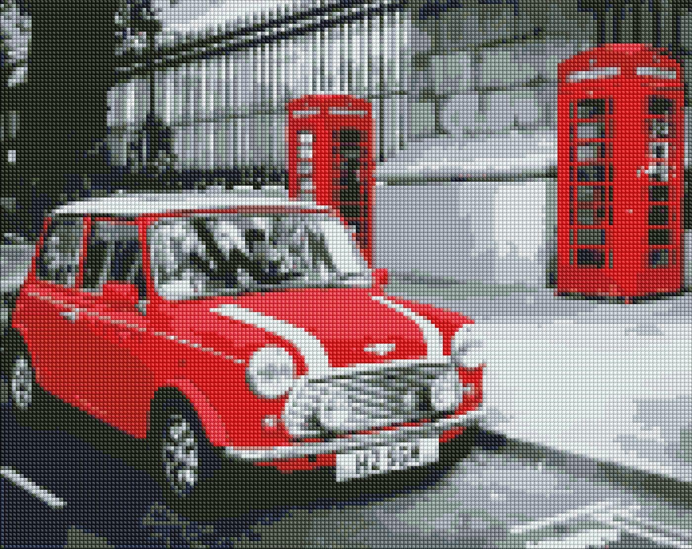 Алмазна мозаїка Ідейка Фарби Лондона 40x50 см (AMO7224)