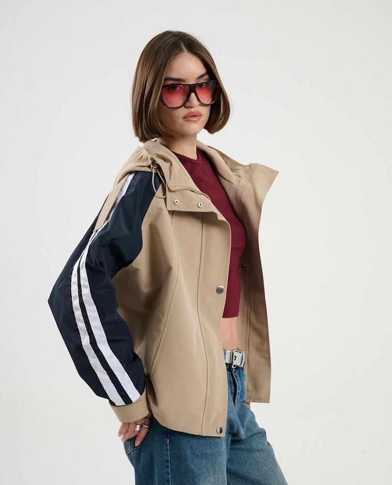 Вітрівка жіноча Veto Jeans VT2729х72 L Світло-коричневий (25688854) - фото 7 Вітрівка жіноча Veto Jeans VT2729х72 L Світло-коричневий (25688854) - фото 7