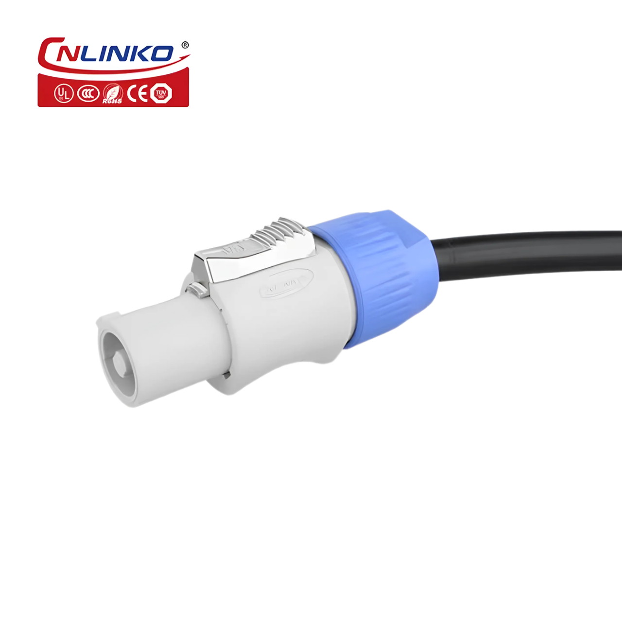 Разъем герметичный CNLINKO PowerCon IP65 YF-24-J03PE-02-001 штекер (2188152240) - фото 2