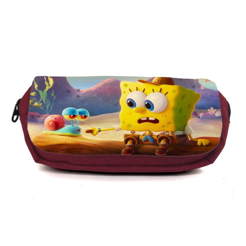 Пенал школьный Спанч Боб SpongeBob SPB-001 Бордовый (1479353886)