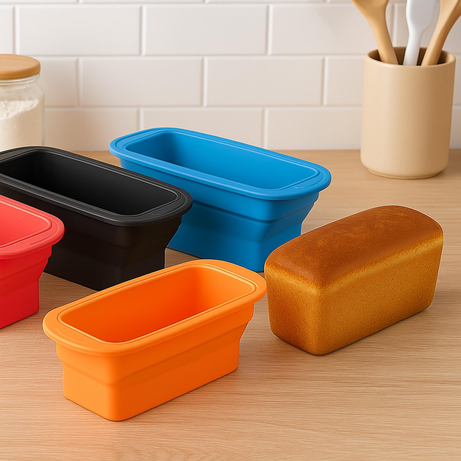 Форма для выпекания хлеба силиконовая 29,5х12,3х11 см Зеленый (87148) - фото 10 Форма для выпекания хлеба силиконовая 29,5х12,3х11 см Зеленый (87148) - фото 10