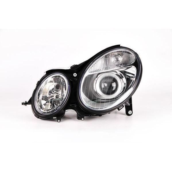 Фара передняя левая Mercedes E-Class W211 2003-2006 Bi-Xenon с моторчиком (440-1126L-LDHEM)