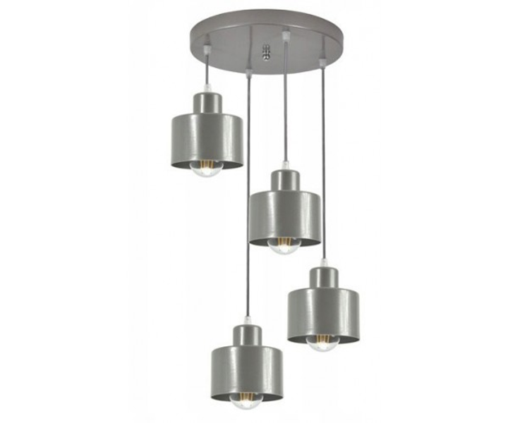 Подвесной светильник Asto 4 Round Gray (PL-0002953 M/Gray)