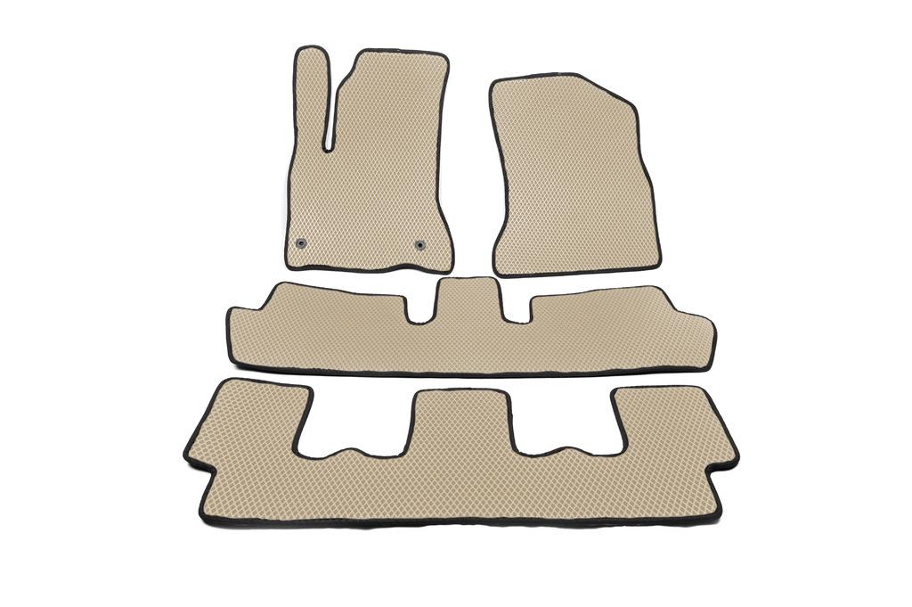 Коврики EVA для Citroen C-4 Picasso 2006-2013 гг Бежевый (117948)