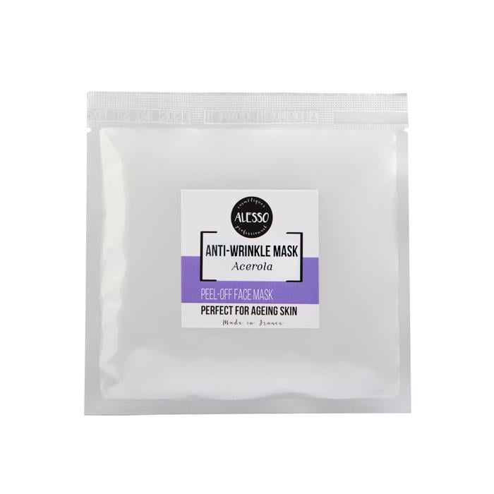 Альгинатная маска ALESSO Anti-Wrinkle Mask Acerola с Ацеролой против морщин для всех типов кожи 25 г (3273629230173)