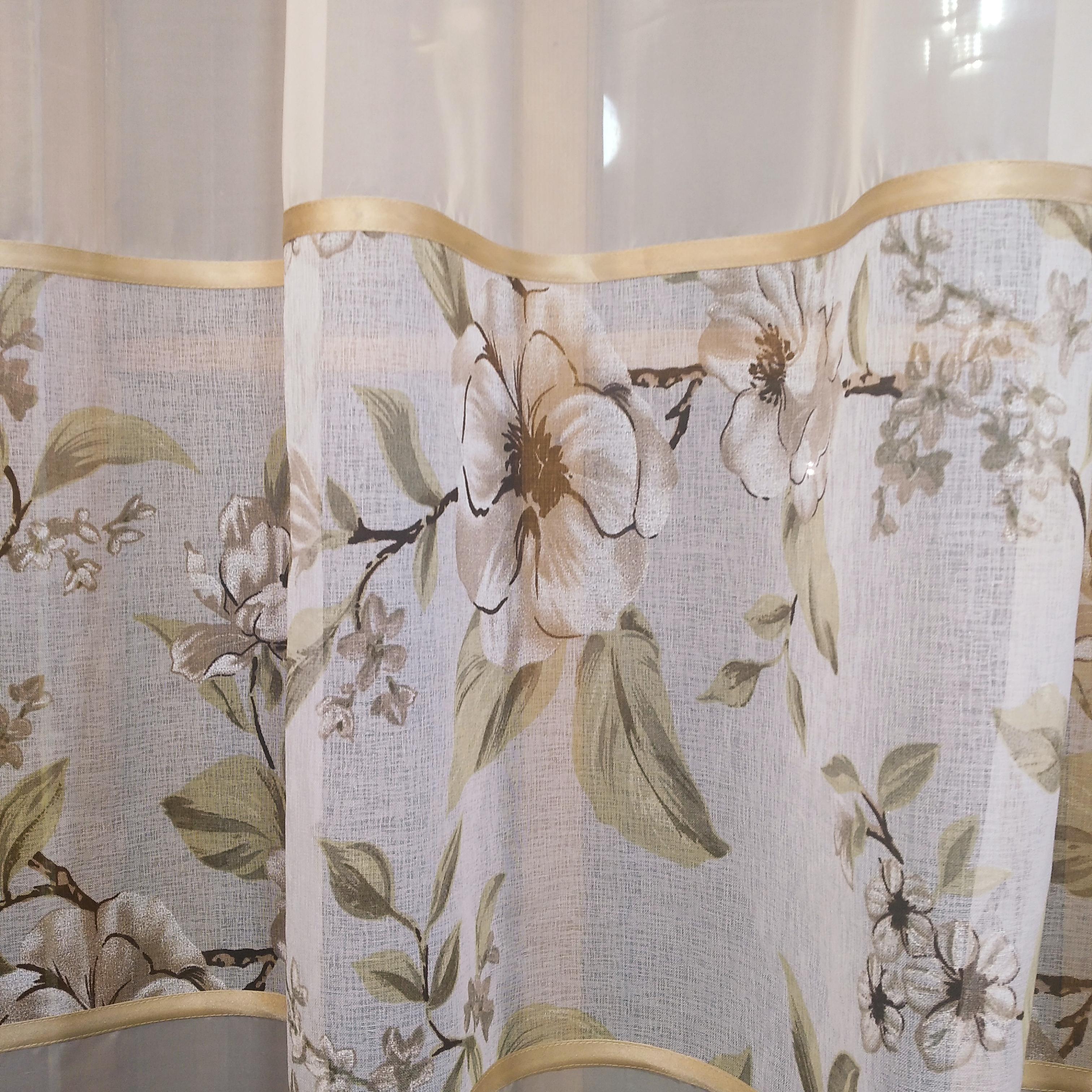 Занавеска короткая готовая София Мокко/Яблочный (1607538170) - фото 6 Занавеска короткая готовая София Мокко/Яблочный (1607538170) - фото 6