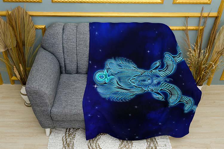 Плед Capricorn Zodiac Signs плюш однослойный 150х210 см (114550-1) Плед Capricorn Zodiac Signs плюш однослойный 150х210 см (114550-1)