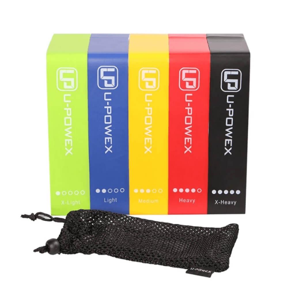 Набор фитнес-резинки для фитнеса U-Powex 5 лент и чехол в упаковке - фото 11 Набор фитнес-резинки для фитнеса U-Powex 5 лент и чехол в упаковке - фото 11