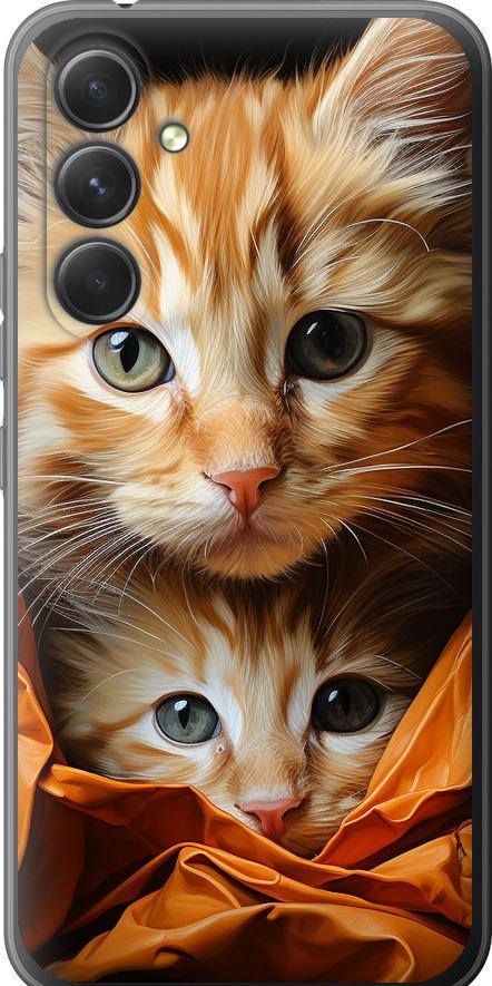 Чехол на Samsung Galaxy A54 A546E Котики 2 (5664u-2935-42517)