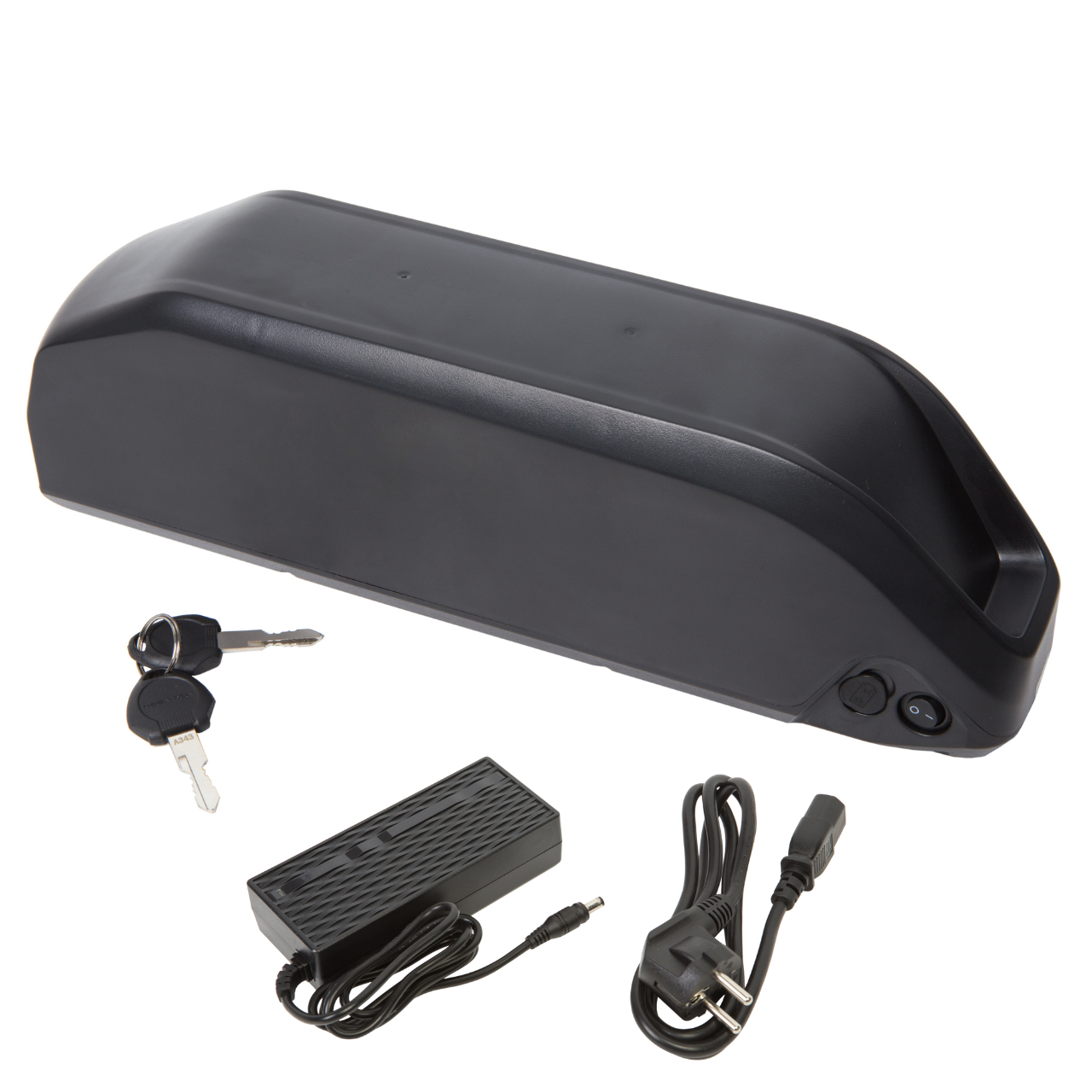 Аккумулятор литиевый с зарядкой Velotrade для электровелосипеда с креплением на раму 36V 12ah