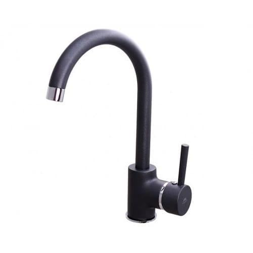 Змішувач для кухні Rubineta Ultra 33 BK одноважільний Антрацит матовий (U30068)