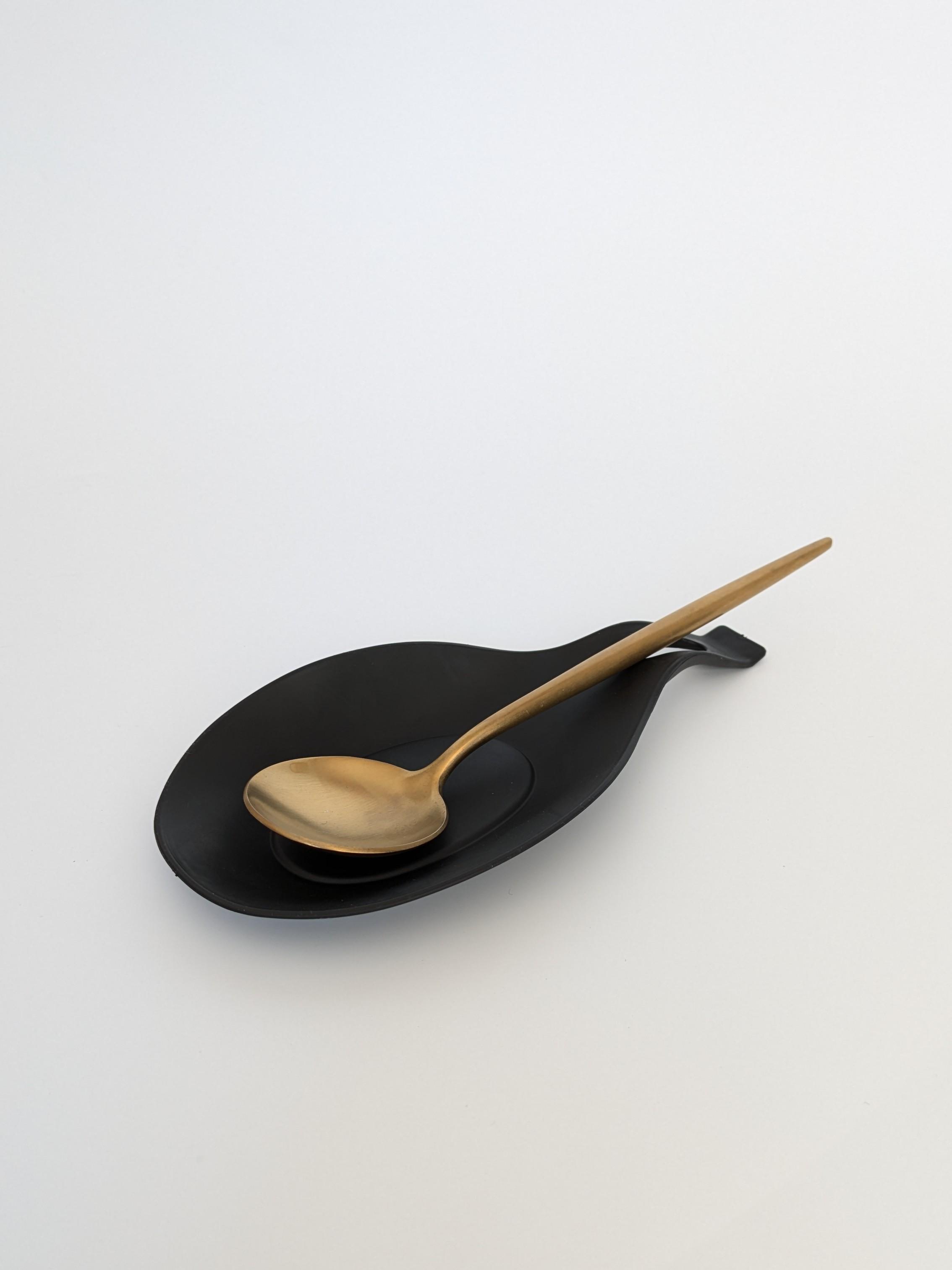 Подставка под ложку силиконовая Черный (1847) - фото 6