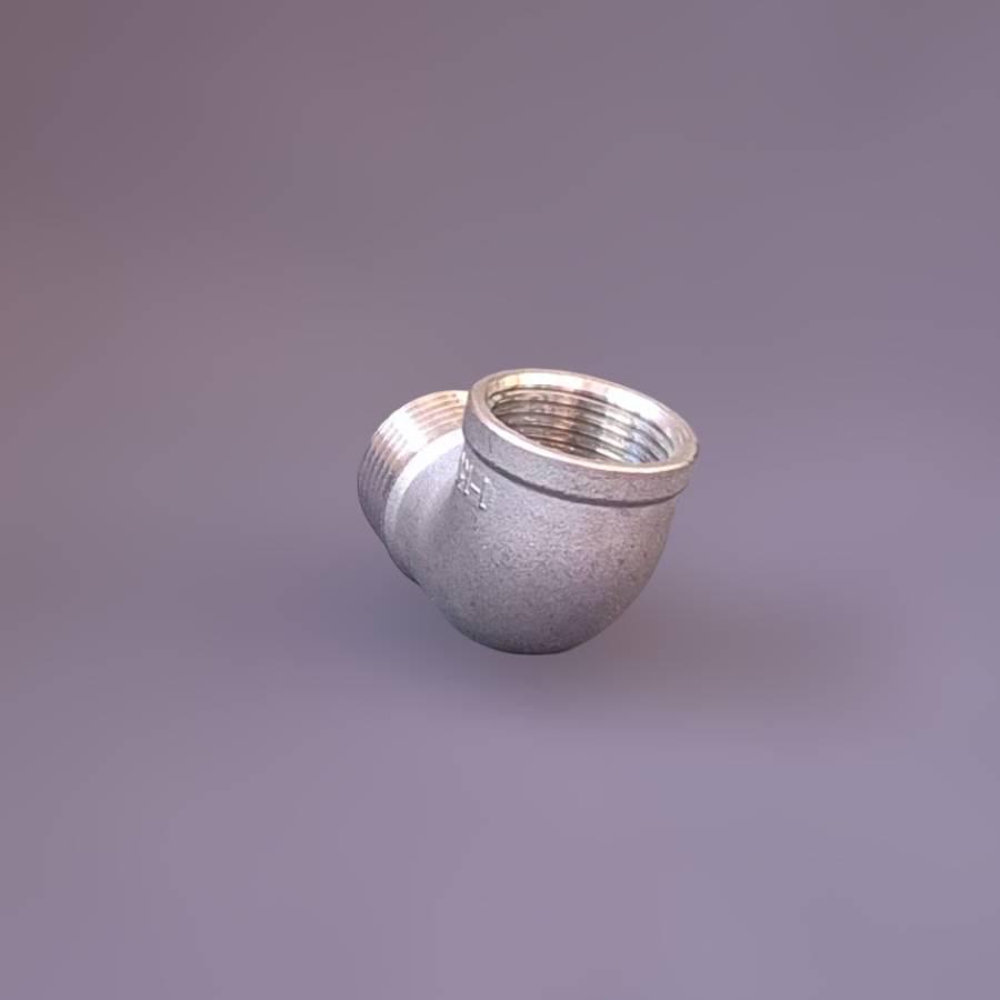 Відвід різьбовий DN25 ВН/ЗР н/ж сталь AISI304 90° Class 150 BSPP ISO 4144 1" (29203026) - фото 3 Відвід різьбовий DN25 ВН/ЗР н/ж сталь AISI304 90° Class 150 BSPP ISO 4144 1" (29203026) - фото 3