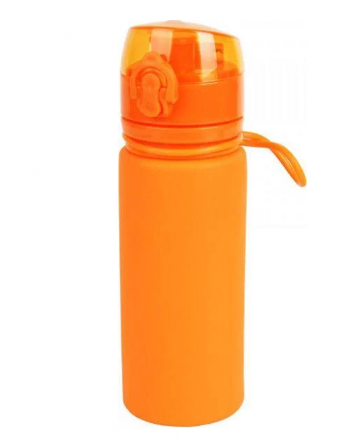 Бутылка силикон 500мл оранжевый Tramp TRC-093-orange