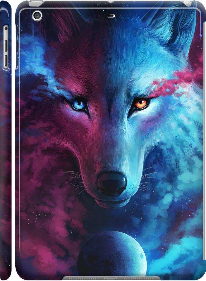 Чехол на iPad 5 (Air) Арт-волк (3999c-26-42517)