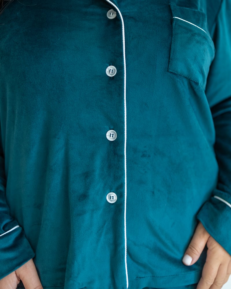 Пижама женская Модельер 7622 р. 42 Изумрудный (14075) - фото 8 Пижама женская Модельер 7622 р. 42 Изумрудный (14075) - фото 8