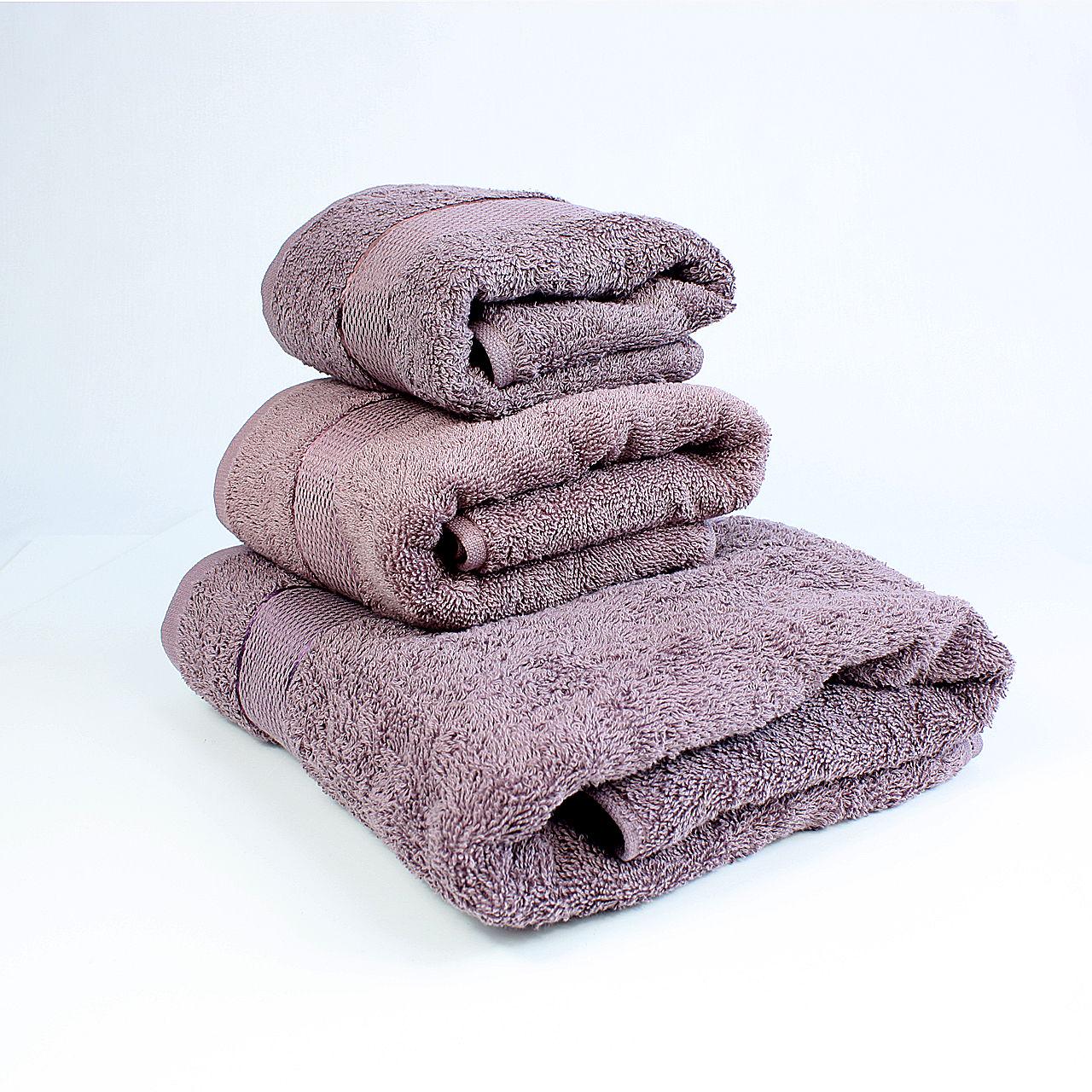 Набір махрових рушників БС0003 40х70 см/50х90 см/70х140 см Фуксія - фото 3 Набір махрових рушників БС0003 40х70 см/50х90 см/70х140 см Фуксія - фото 3