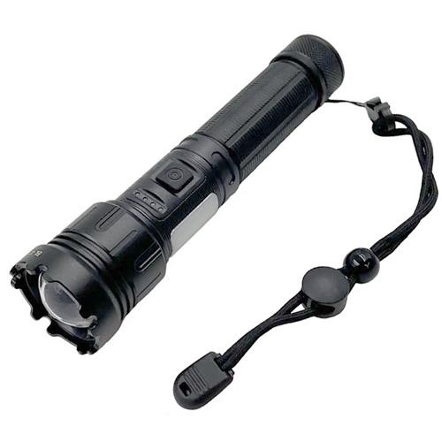 Ручний ліхтар WH01-L2-COB Power Bank Black