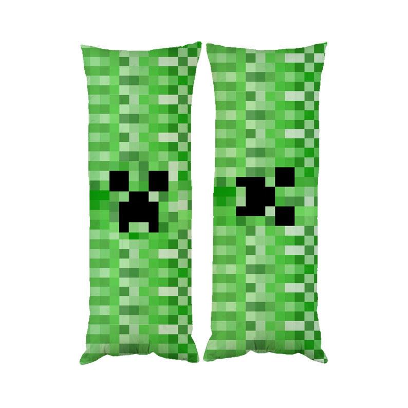 Подушка дакимакура крипер Майнкрафт Minecraft декоративная ростовая для обнимания 50x170 см (1834014646)