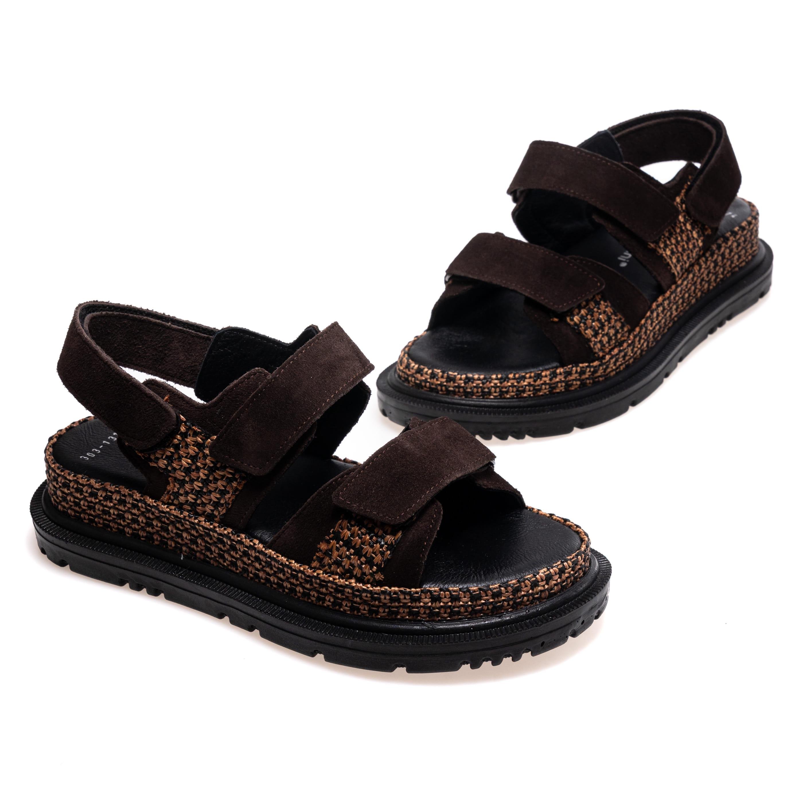 Босоножки Bengzo Baldini 01641 р. 37 Коричневый (104363965)